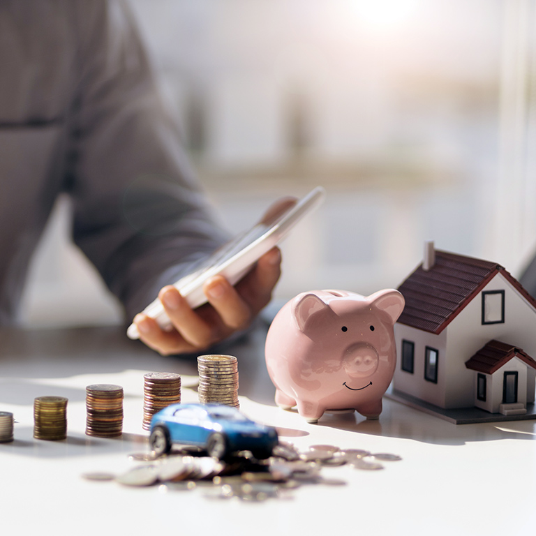 Concept of financial planning responsibility expenses and income.